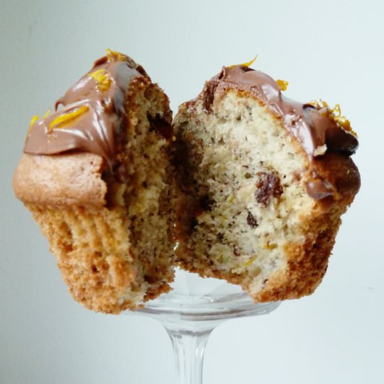 Chocolate Covered Banana Muffins - Recipe photo by gertruda