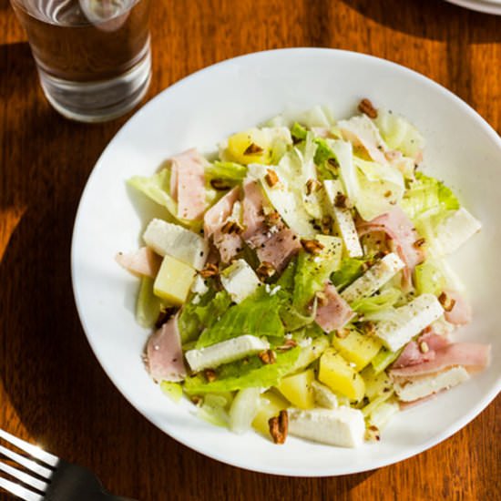 Ham and Cheese Salad - Recipe photo by cocinamuyfacil