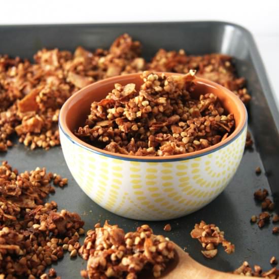 Coconut Buckwheat Granola - Recipe photo by 24carrotlife