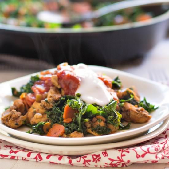 Southwestern One Skillet Meal - Recipe photo by WorthCooking