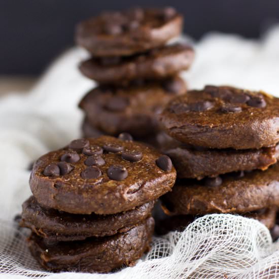 Double Chocolate Nut Butter Cookies - Recipe photo by WorthCooking