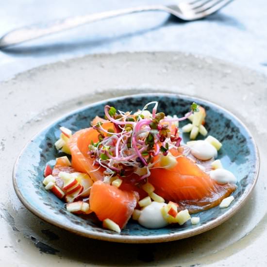 Icelandic Smoked Salmon - Recipe photo by KarlasNordicKitchen