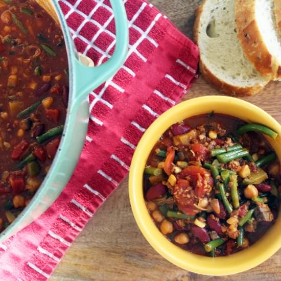 Healthy Vegetarian Chili - Recipe photo by FunnyLoveLindsay