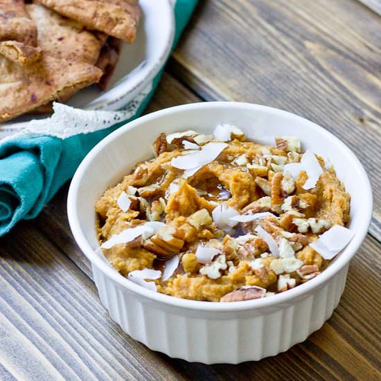 Sweet Potato Pie Dessert Hummus - Recipe photo by LoveandZest