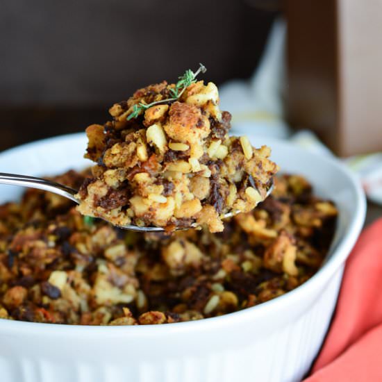 Thanksgiving Stuffing - Recipe photo by garnishandglaze