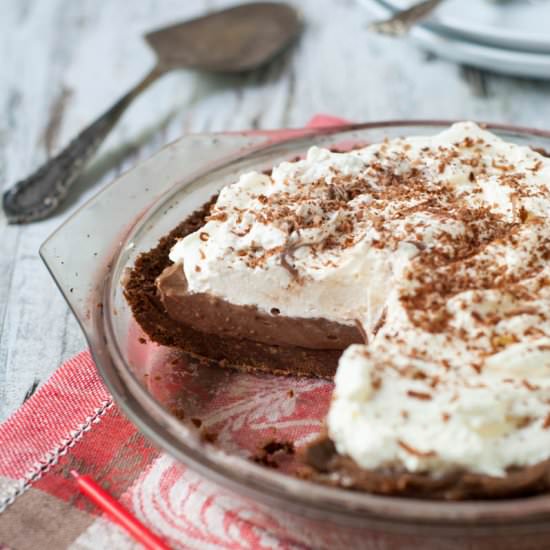 Chocolate Pie - Recipe photo by The Foodie Corner