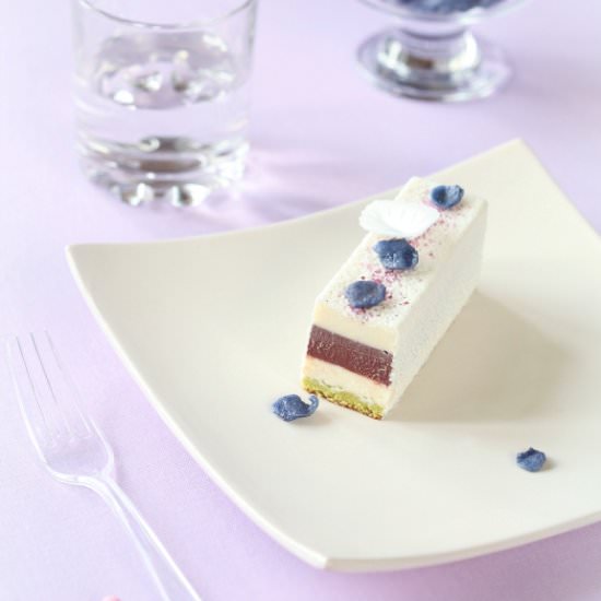Violet Entremet - Recipe photo by Miuda