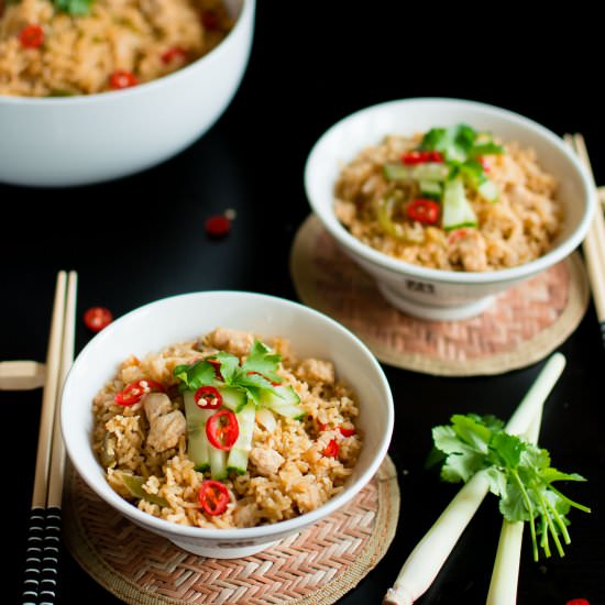 Thai Chicken Fried Rice - Recipe photo by Gastronomic Bong