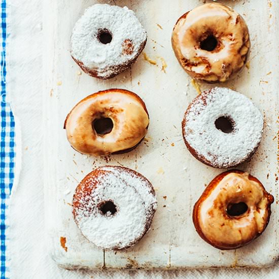 Pumpkin Cream Cheese Donuts - Recipe photo by lazysundaycooking