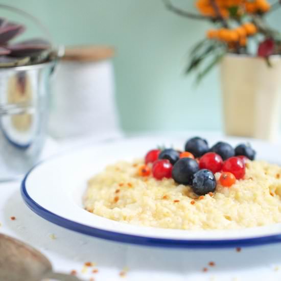Millet in Coconut Milk - Recipe photo by LaPetit