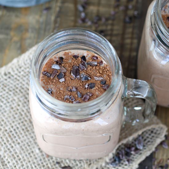 Vegan Chocolate Shake - Recipe photo by spinach4breakfast