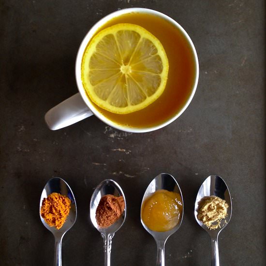 Anti-Inflammatory Turmeric Tea - Recipe photo by youreananimal