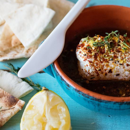 Marinated Goat Cheese - Recipe photo by Food Gays