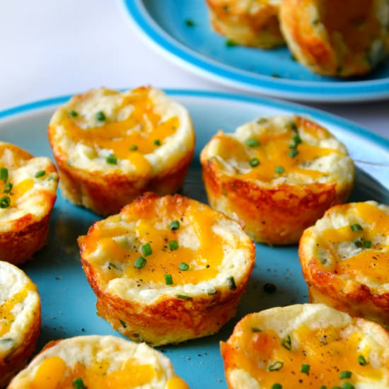 Leftover Mashed Potato Muffins - Recipe photo by justataste
