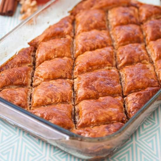 Baklava - Recipe photo by tideandthyme