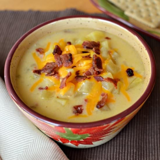 Slow Cooker Loaded Potato Soup - Recipe photo by kenarryideas