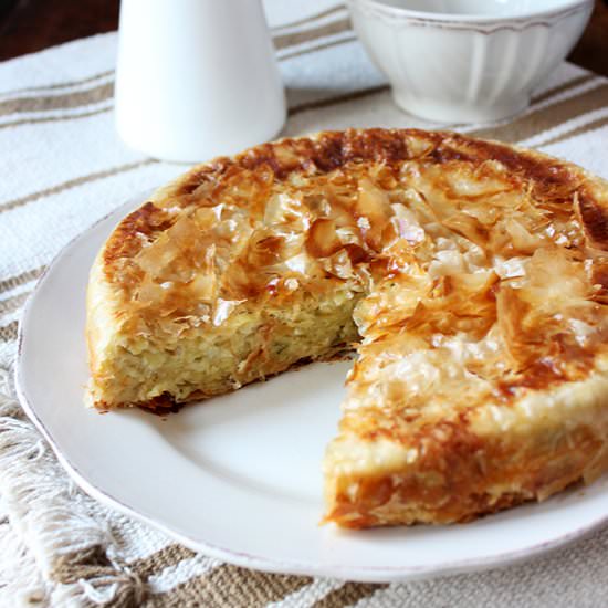 Patatnik – Bulgarian Potato Pie - Recipe photo by AngellovesCooking
