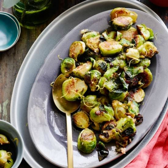 Sauteed Brussels Sprouts - Recipe photo by gdalkin