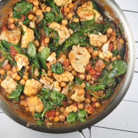 One-Pot Coconut Chickpea Curry - Recipe photo by RecipeGirl