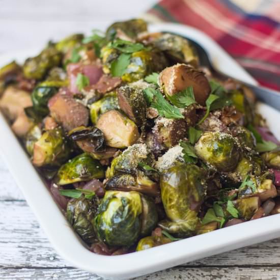 Balsamic Brussels Sprouts - Recipe photo by Prepgreen