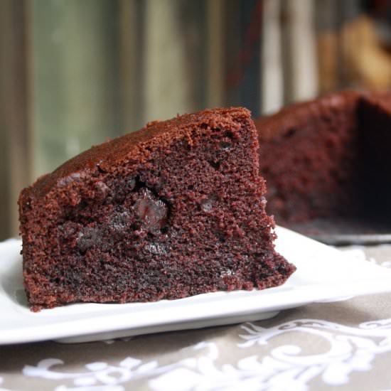 Chocolate Chip Pound Cake - Recipe photo by The Desserted Girl