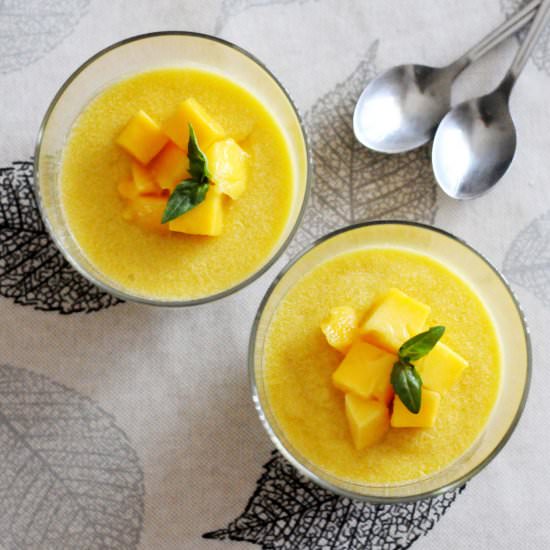 Mango Mousse Cups - Recipe photo by mylalakitchen