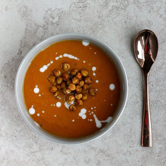 Indian Spiced Squash Soup - Recipe photo by fabtastic eats