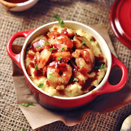 Barbecue Shrimp and Grits - Recipe photo by Mighty Mrs