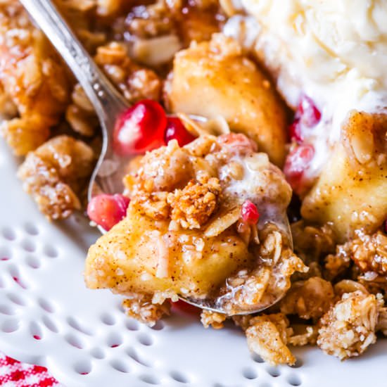 Gluten Free Apple Crisp - Recipe photo by sallysbakingaddiction