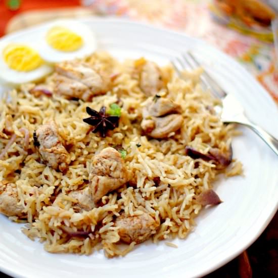 Saffron Chicken Pulao - Recipe photo by Soni
