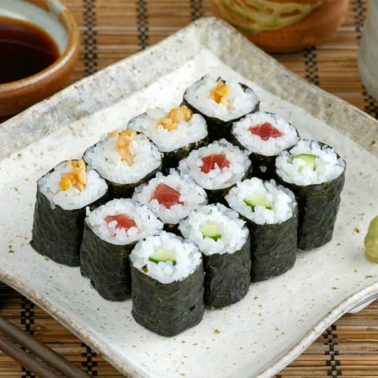 How To Make Sushi Rolls - Recipe photo by Just One Cookbook