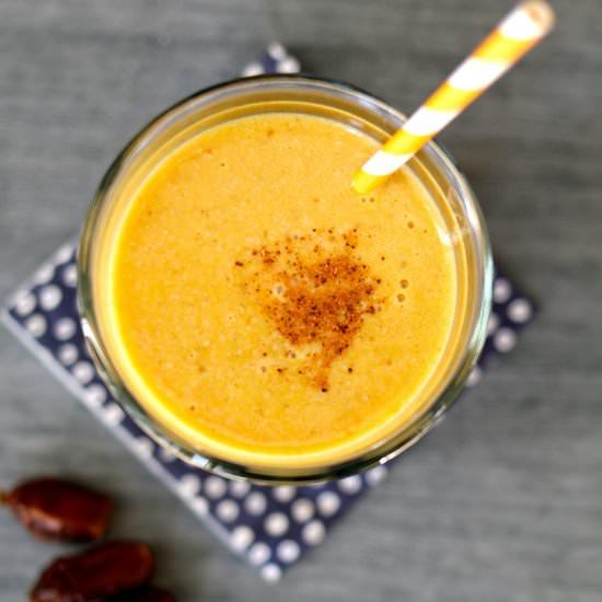 Pumpkin Date Smoothie - Recipe photo by simplyhappenstance