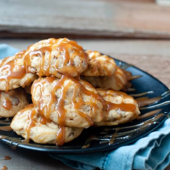 Caramel and Spice Pumpkin Cookies - Recipe photo by foodsofourlives
