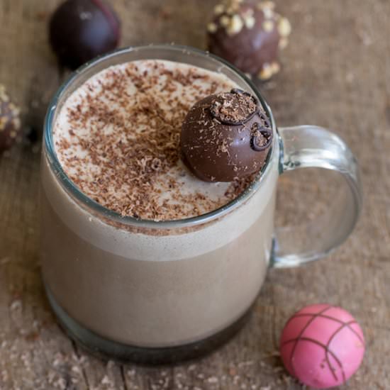GODIVA Chocolate Truffle Eggnog - Recipe photo by sugarandcharm