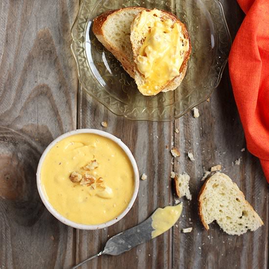 Persimmon Chèvre Spread - Recipe photo by calizona