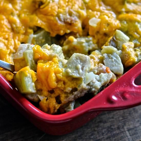 Eggplant Stuffing - Recipe photo by Whereyourtreasureis