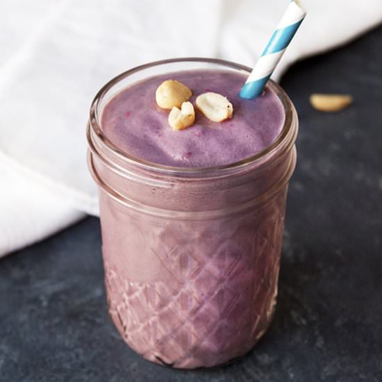 Peanut Butter & Jelly Protein Shake - Recipe photo by DailyBurn