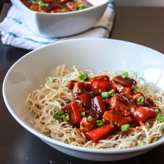 Pan Fried Noodles - Recipe photo by Relishthebite