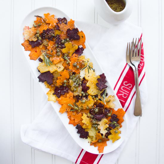 Veggies with Maple, Caper Dressing - Recipe photo by Stasty