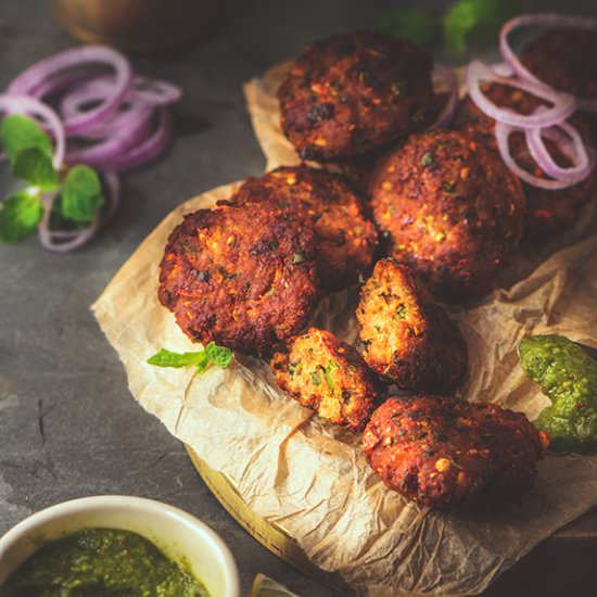 Kachchey Keemey Kebab - Recipe photo by cubesnjuliennes