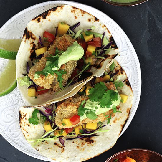 Baked Fish Tacos - Recipe photo by EatDrinkBinge