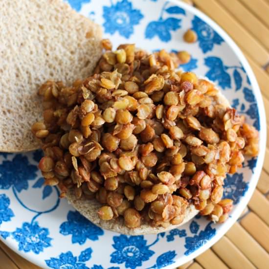 Vegan Lentil Sloppy Joes - Recipe photo by theyoopergirl
