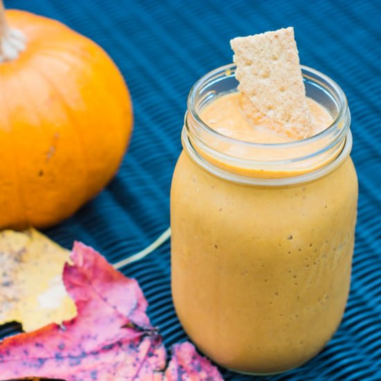Vegan Pumpkin Spice Smoothie - Recipe photo by focusedonfit