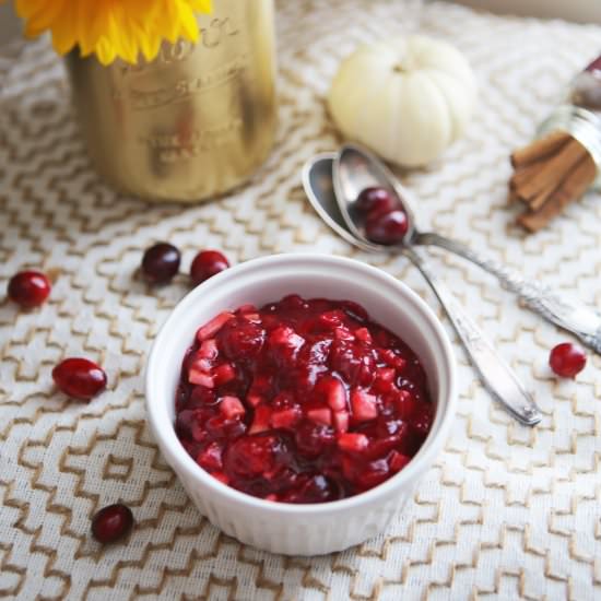Homemade Cranberry Sauce - Recipe photo by MontalvoCountryKitchen