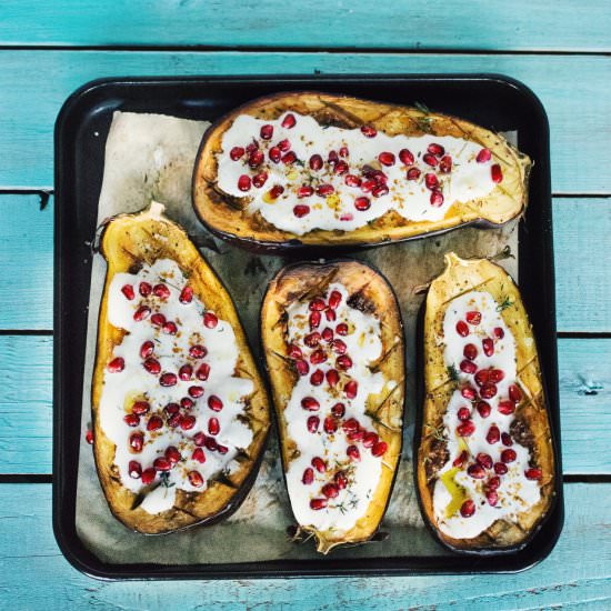 Eggplant with Buttermilk Sauce - Recipe photo by Food Gays