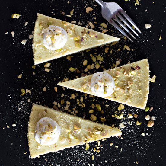 Pistachio Lime Cheesecake - Recipe photo by Adore Foods