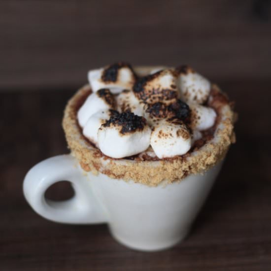 S'mores Hot Cocoa - Recipe photo by OurPotluckFamily