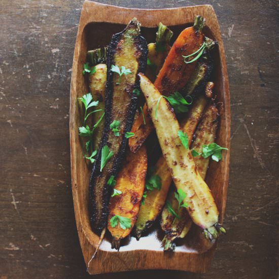 Roasted Spiced-Carrots - Recipe photo by brijam35