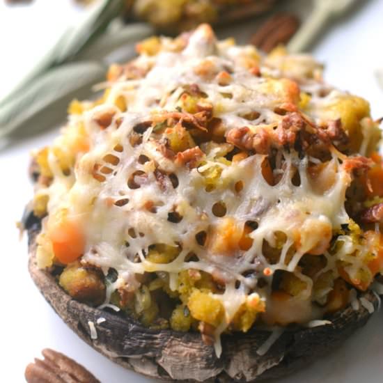 Thanksgiving Stuffed Mushrooms - Recipe photo by lemontreedwelling