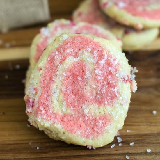Swirled Peppermint Sugar Cookies - Recipe photo by clarkscondensed